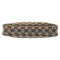 GUCCI Shoulder Bag 019 0433 GG canvas Beige Black Gold Metal