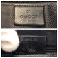 GUCCI Shoulder Bag 019 0433 GG canvas Beige Black Gold Metal