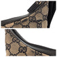 GUCCI Shoulder Bag 019 0433 GG canvas Beige Black Gold Metal