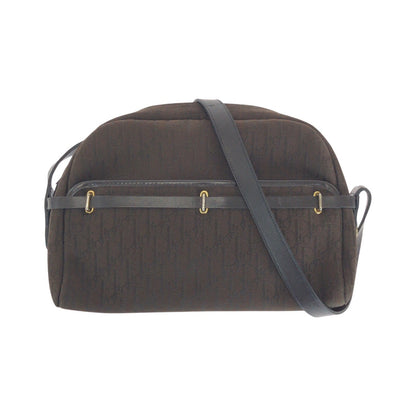 Dior Shoulder Bag canvas Brown Gold Metal Trotter