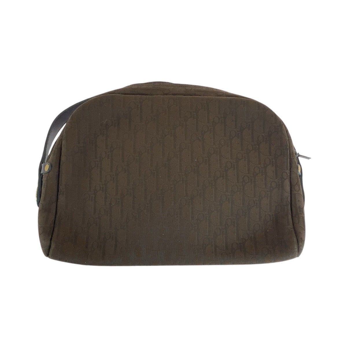 Dior Shoulder Bag canvas Brown Gold Metal Trotter