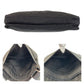 PRADA Shoulder Bag Nylon Black SilverMetal Test Triangle With logo