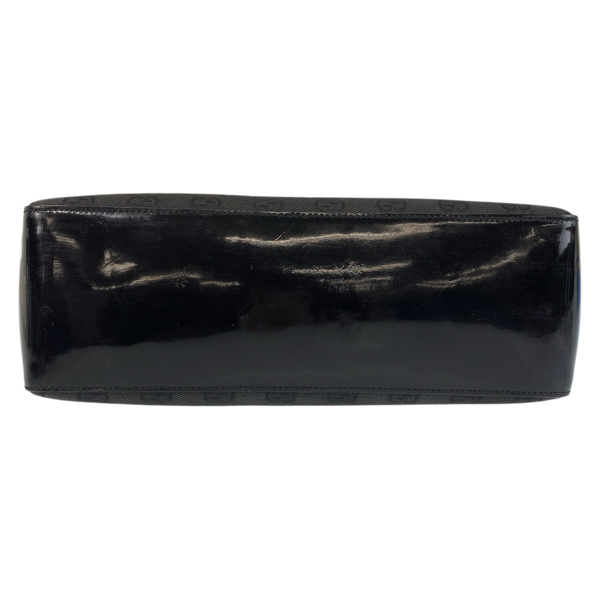 GUCCI Shoulder Bag 001 3752 GG canvas Black SilverMetal