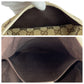 GUCCI Shoulder Bag 147671 GG canvas Brown Ivory Silver Metal