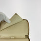 LOUIS VUITTON Long Wallet Purse N60012 PVC White Gray Gold Metal Damier Azur Zippy Organizer