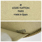 LOUIS VUITTON Long Wallet Purse N60012 PVC White Gray Gold Metal Damier Azur Zippy Organizer
