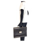 PRADA Business bag leather Brown Silver Metal