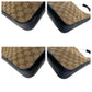 GUCCI Shoulder Bag 001 3181 GG canvas Brown Silver Metal
