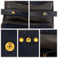 Dior Shoulder Bag canvas Navy Gold Metal Trotter
