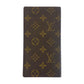 LOUIS VUITTON Long Wallet Purse M61823 PVC Brown Monogram Porte Valeurs Cartes Crdit