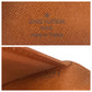 LOUIS VUITTON Long Wallet Purse M61823 PVC Brown Monogram Porte Valeurs Cartes Crdit