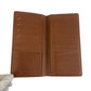 LOUIS VUITTON Long Wallet Purse M61823 PVC Brown Monogram Porte Valeurs Cartes Crdit