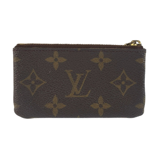 LOUIS VUITTON Coin case M62650 PVC Brown Monogram Pochette cree