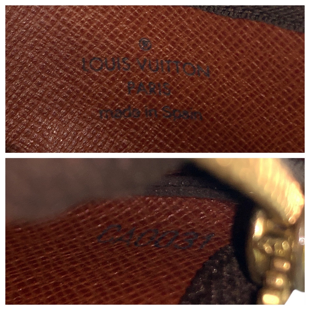 LOUIS VUITTON Coin case M62650 PVC Brown Monogram Pochette cree