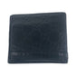 GUCCI Bifold Wallet 233102 leather Black SilverMetal Guccisima