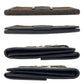 FENDI Long Wallet Purse 8M0032 canvas Brown Black SilverMetal Zucchino