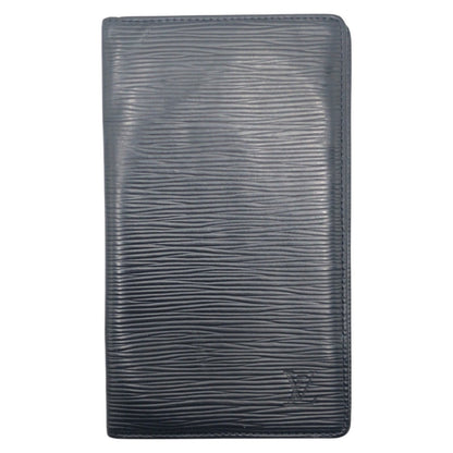 LOUIS VUITTON Long Wallet Purse M63212 Epi Leather Black black Epi Porte Cartes Credit