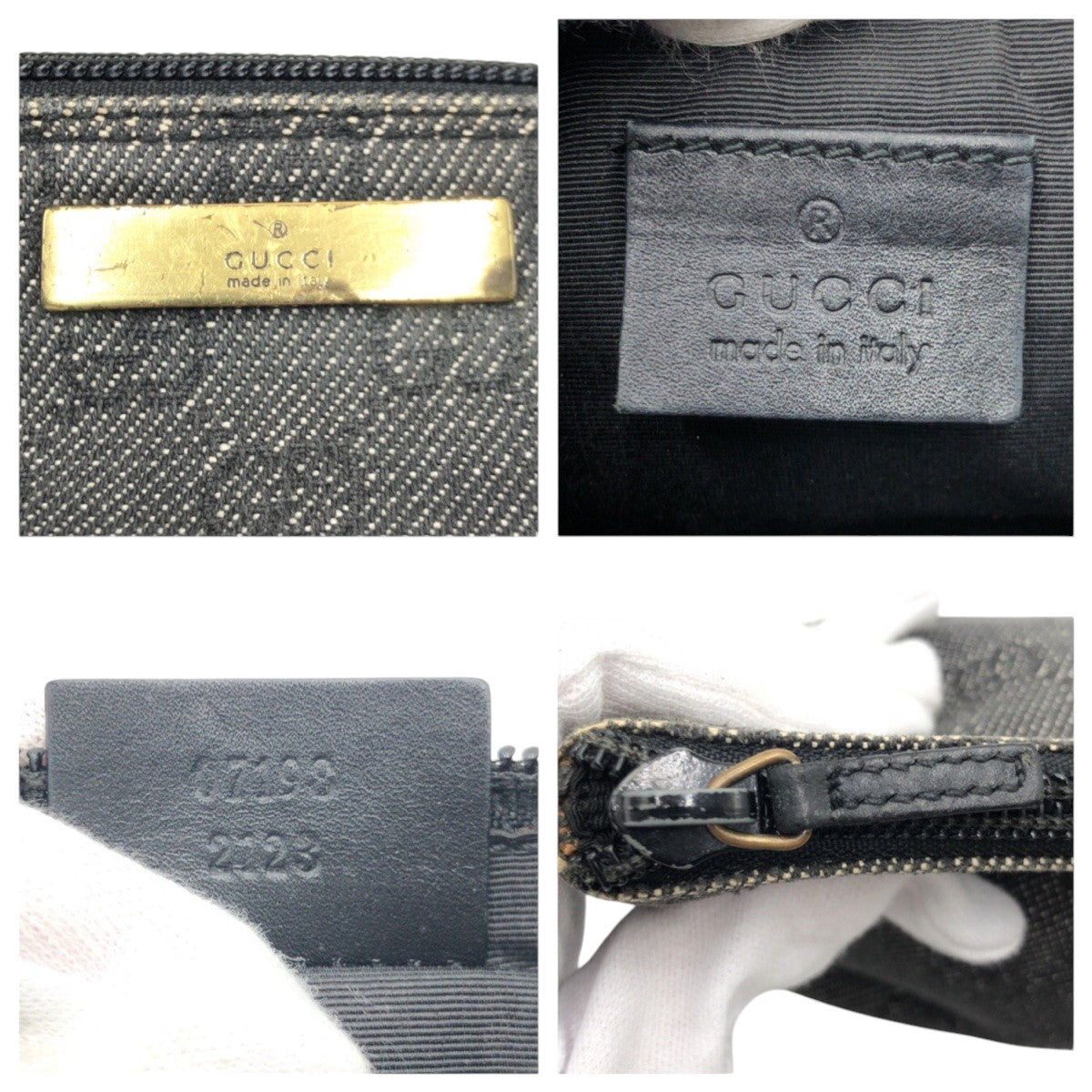 GUCCI Handbag 07199 2133 GG canvas gray GG pattern