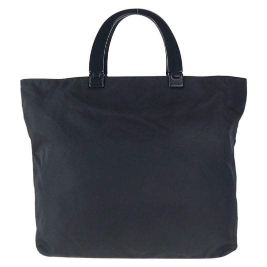 PRADA Tote Bag Nylon Black black Test Triangle With logo