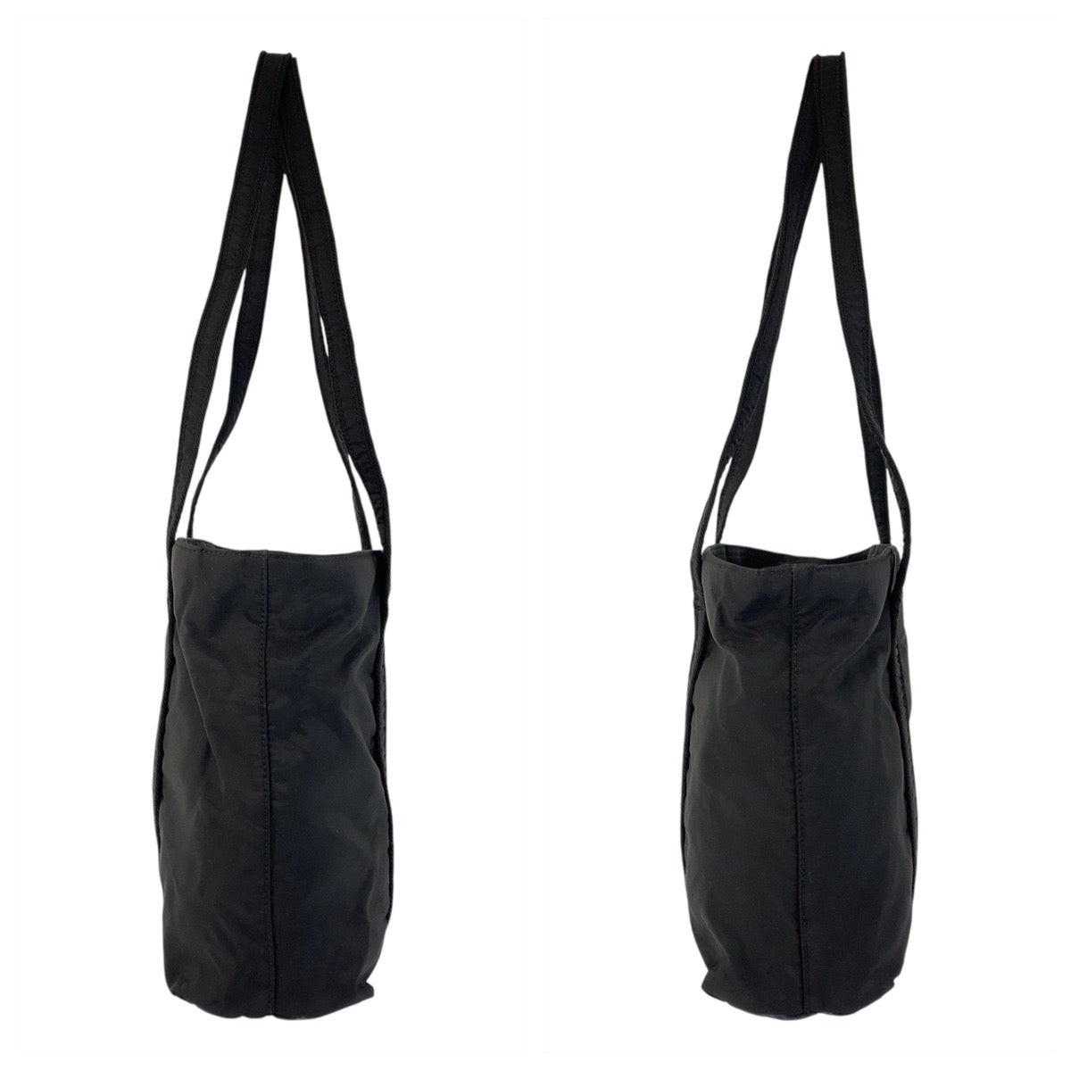 PRADA Tote Bag Nylon Black black Test