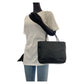 PRADA Tote Bag Nylon Black SilverMetal Test Triangle With logo