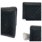 GUCCI Long Wallet Purse 291099 leather Black GoldMetal Guccisima