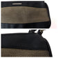 GUCCI Handbag 92820 canvas Black Brown SilverMetal