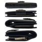 CHANEL Bifold Wallet Patent leather Black SilverMetal Brilliant Matrasse COCO Mark