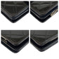 CHANEL Bifold Wallet Patent leather Black SilverMetal Brilliant Matrasse COCO Mark