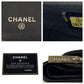 CHANEL Bifold Wallet Patent leather Black SilverMetal Brilliant Matrasse COCO Mark