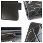 CHANEL Bifold Wallet Patent leather Black SilverMetal Brilliant Matrasse COCO Mark