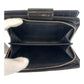 CHANEL Bifold Wallet Patent leather Black SilverMetal Brilliant Matrasse COCO Mark