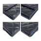 CHANEL Long Wallet Purse lambskin Black SilverMetal Matrasse COCO Mark