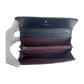 CHANEL Long Wallet Purse lambskin Black SilverMetal Matrasse COCO Mark