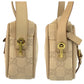 GUCCI Shoulder Bag 92728 GG canvas Beige Gold Metal