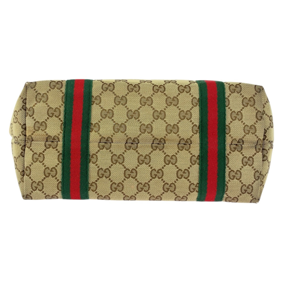 GUCCI Tote Bag 1373996 GG canvas Beige Brown Gold Metal Sherry line