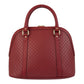 GUCCI Handbag 449663 leather Red Gold Metal Micro Guccisima