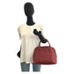 GUCCI Handbag 449663 leather Red Gold Metal Micro Guccisima