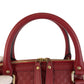 GUCCI Handbag 449663 leather Red Gold Metal Micro Guccisima