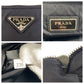 PRADA Clutch bag Nylon Black SilverMetal Test Triangle With logo