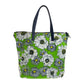 PRADA Tote Bag Nylon Green Multicolor SilverMetal Test Triangle With logo