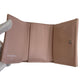 CHANEL Tri-fold wallet lambskin Pink Beige SilverMetal Matrasse COCO Mark