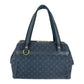 LOUIS VUITTON Handbag M92414 canvas Navy Gold Metal Monogram mini Josephine PN