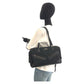 GUCCI Shoulder Bag 002 1115 GG canvas Black SilverMetal