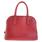 PRADA Handbag leather Red Gold Metal Safiano Triangle With logo