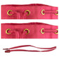 PRADA Pouch Nylon Pink Gold Metal Test Triangle With logo
