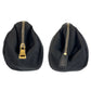PRADA Pouch Nylon Black GoldMetal Test Triangle With logo