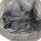 PRADA Tote Bag Nylon Black SilverMetal Test Triangle With logo