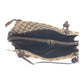 GUCCI Tote Bag 109140 GG canvas Beige Brown Gold Metal