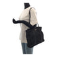 PRADA Tote Bag Nylon Black SilverMetal Test Triangle With logo